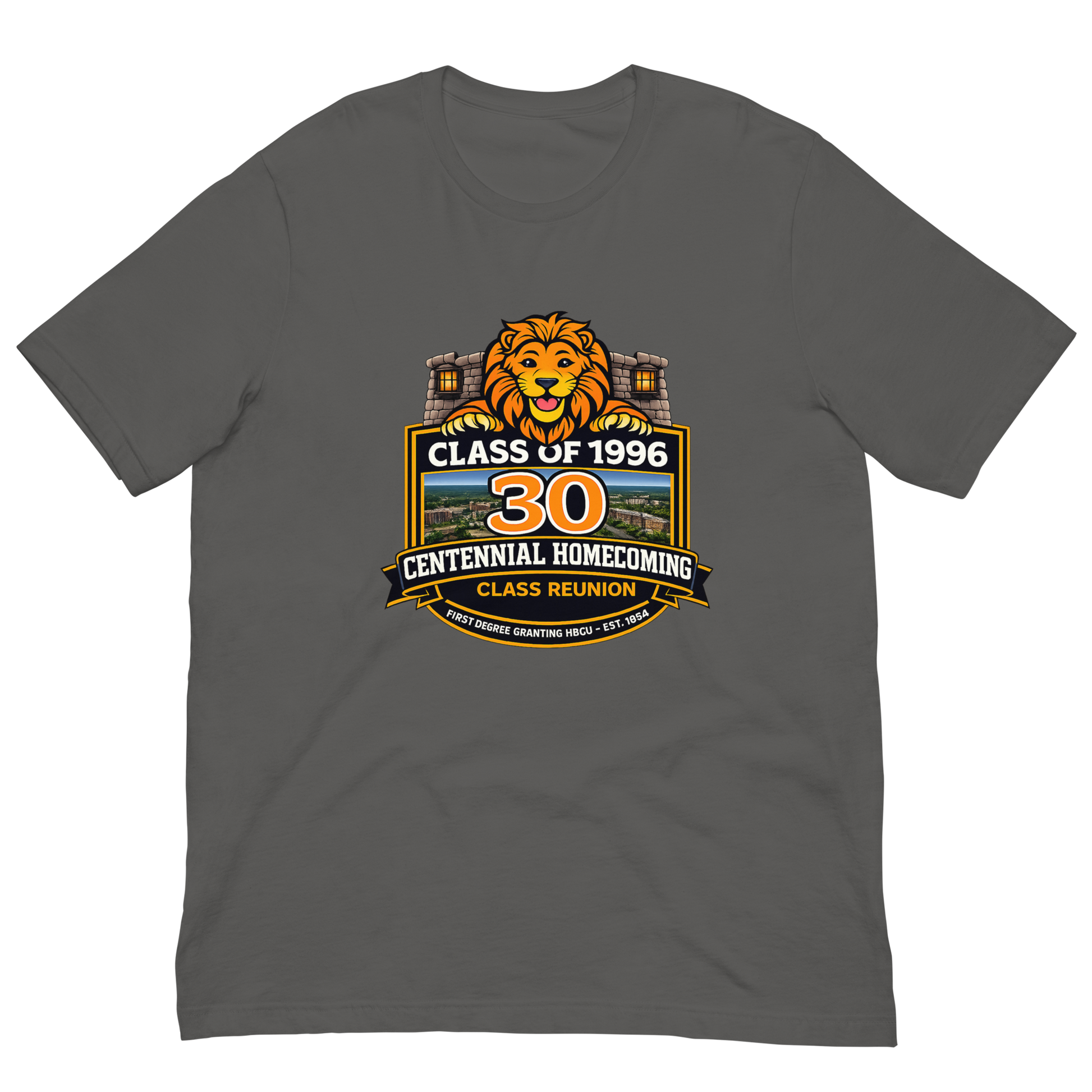 The 1854 Legacy Bundle — Class of '96 Legacy Shirt in Asphalt, Centennial Homecoming 30-Year Reunion Tee