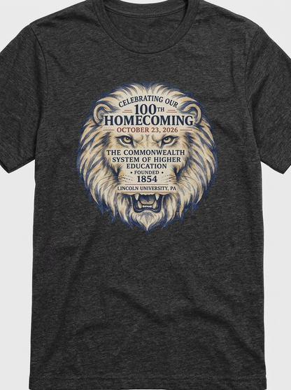 100th Homecoming Tee — Asphalt product mockup