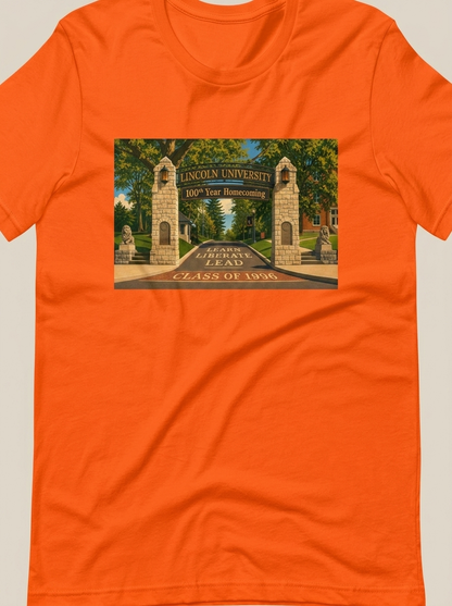 Lincoln Gates Shirt — Orange product mockup