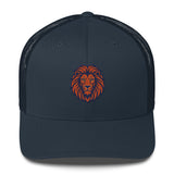LU Trucker Cap — Navy / Orange